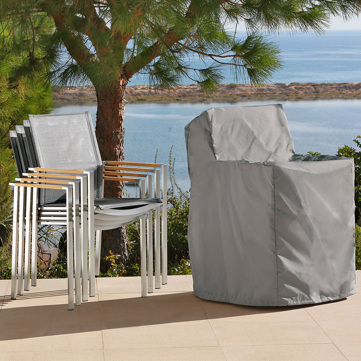 Barlow Tyrie Mercury Stacking Armchair (4 stack) Cover