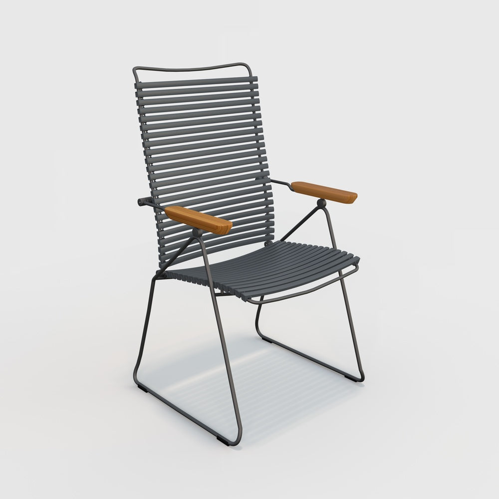 Click Multi-Position Chair in Dark Gray