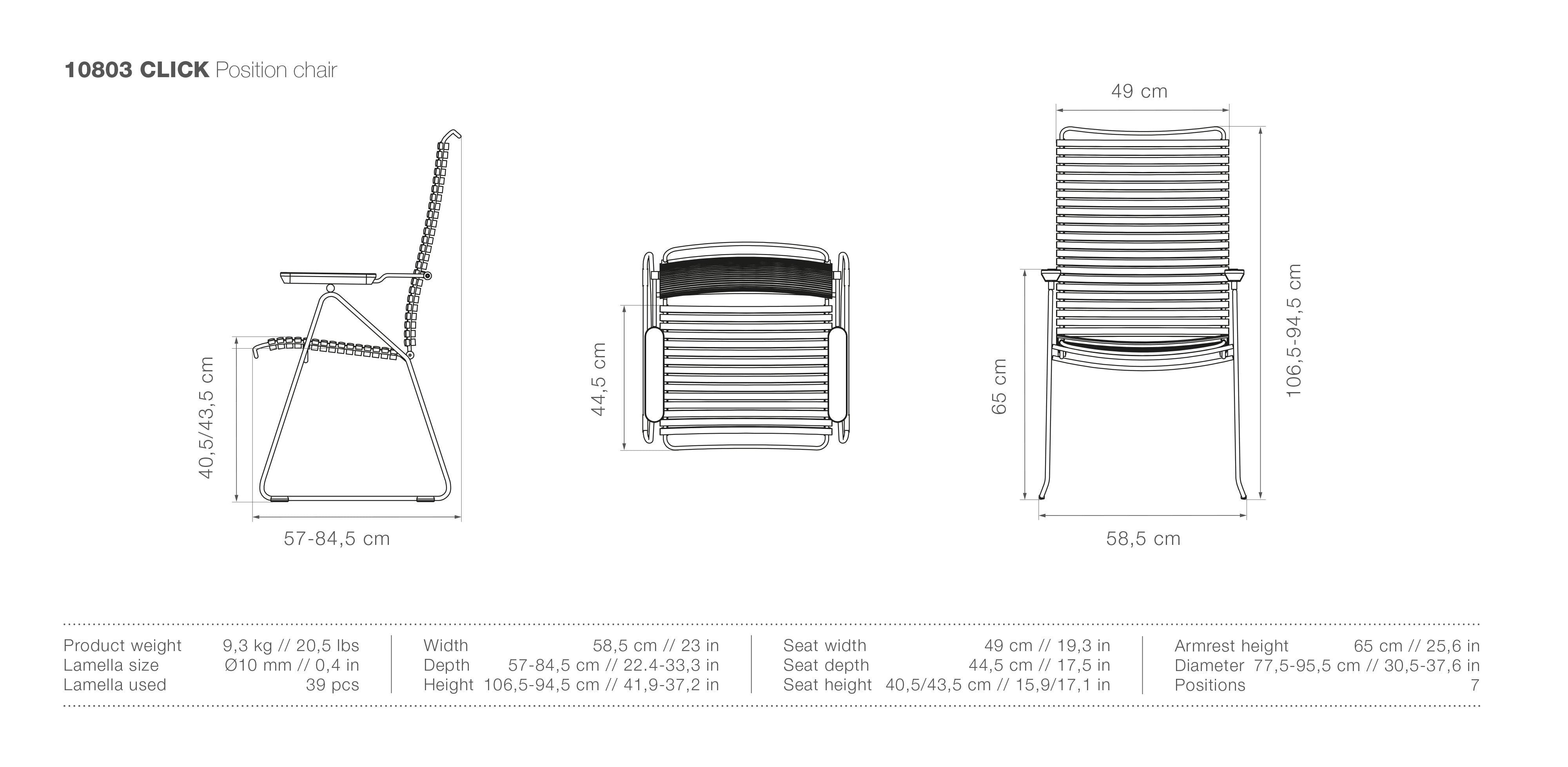 Click Multi-Position Chair