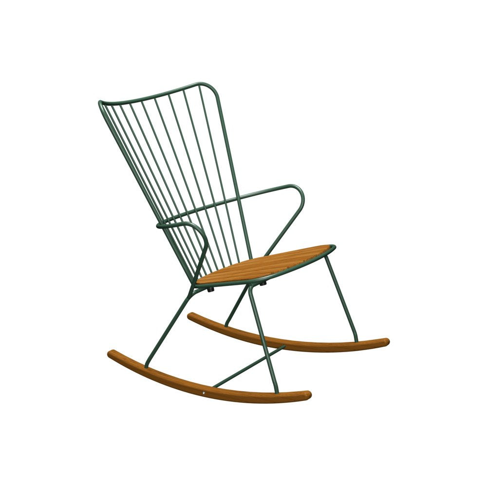 Paon Rocking Chair in Pine Green