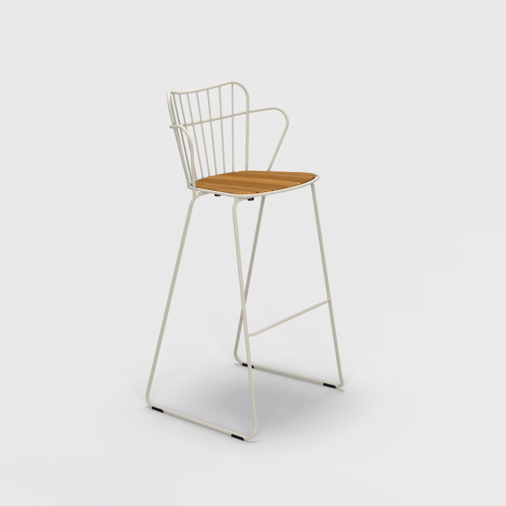 Paon Bar Stool in White