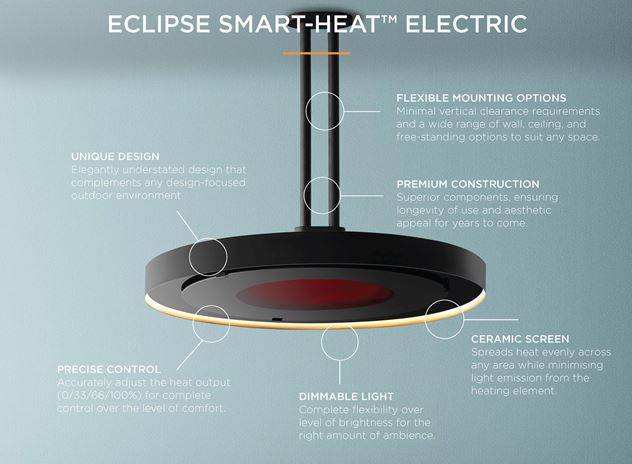 Bromic Eclipse Smart-Heat Pendant Heater