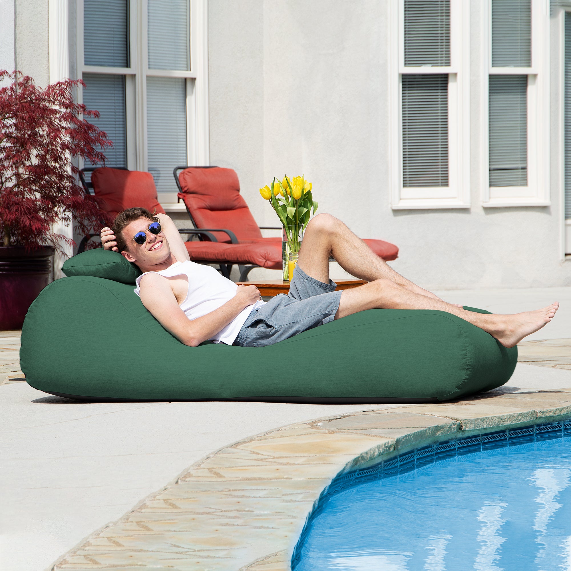 Arlo Outdoor Bean Bag Sun Lounger - Breeze