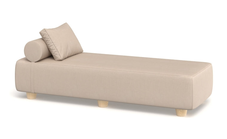 Alvy Outdoor Daybed Sun Lounger - Flax