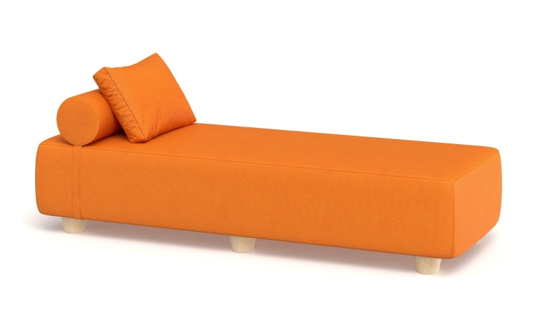 Alvy Outdoor Daybed Sun Lounger - Tangerine