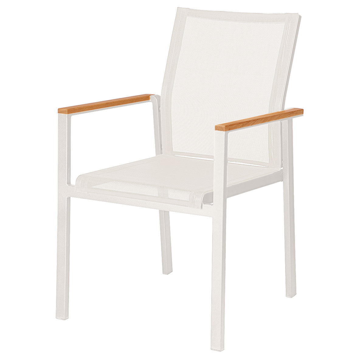 Barlow Tyrie Aura Aluminum Stacking Dining Armchair