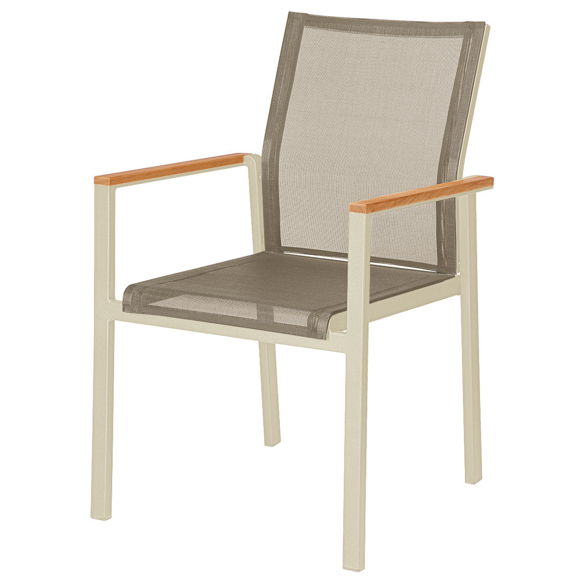 Barlow Tyrie Aura Aluminum Stacking Dining Armchair