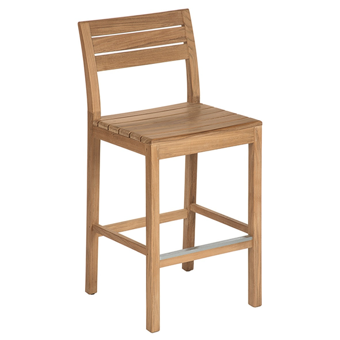 Barlow Tyrie Bermuda Teak 3pc Bar Height Dining Chair