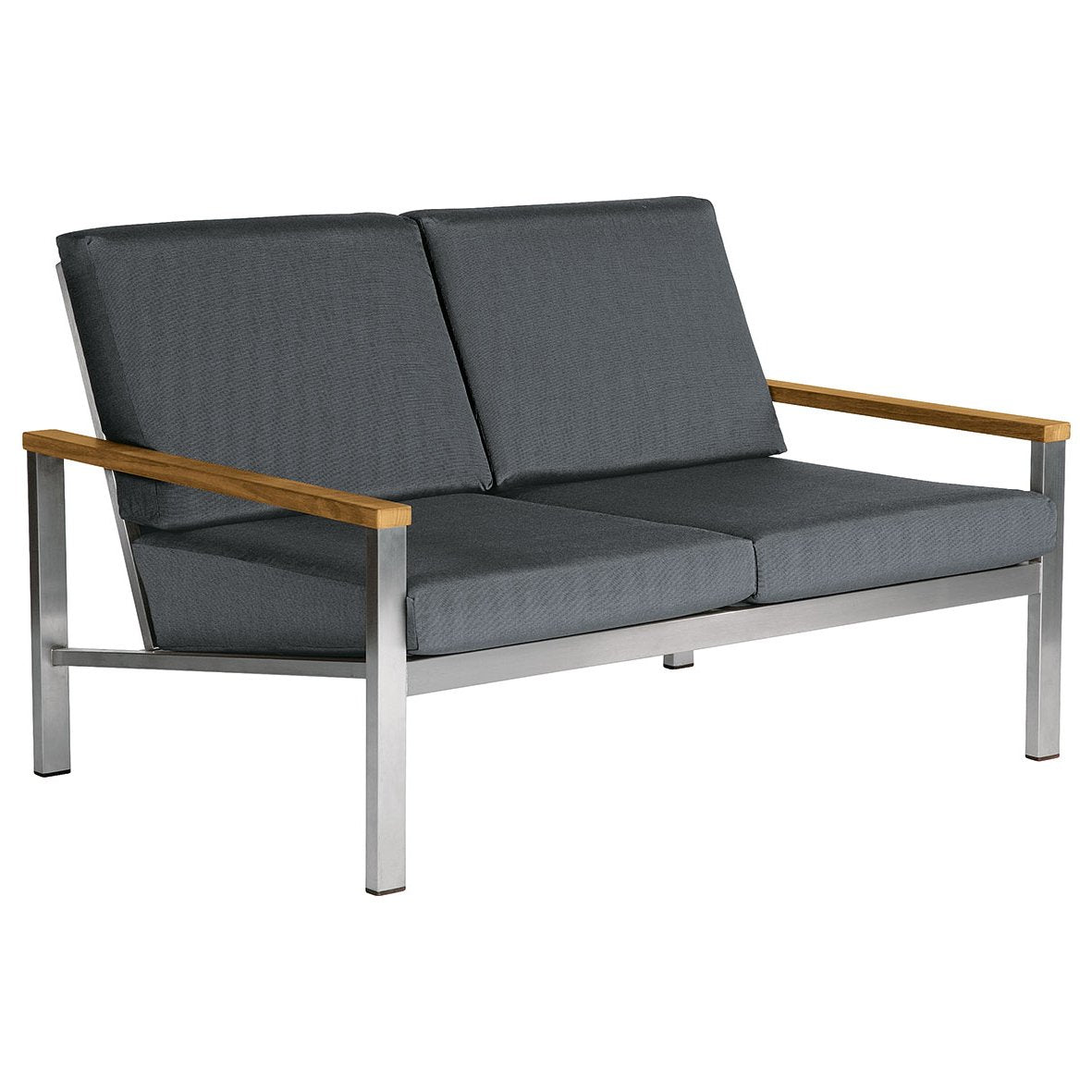 Barlow Tyrie Equinox Stainless Steel Deep Seating Settee