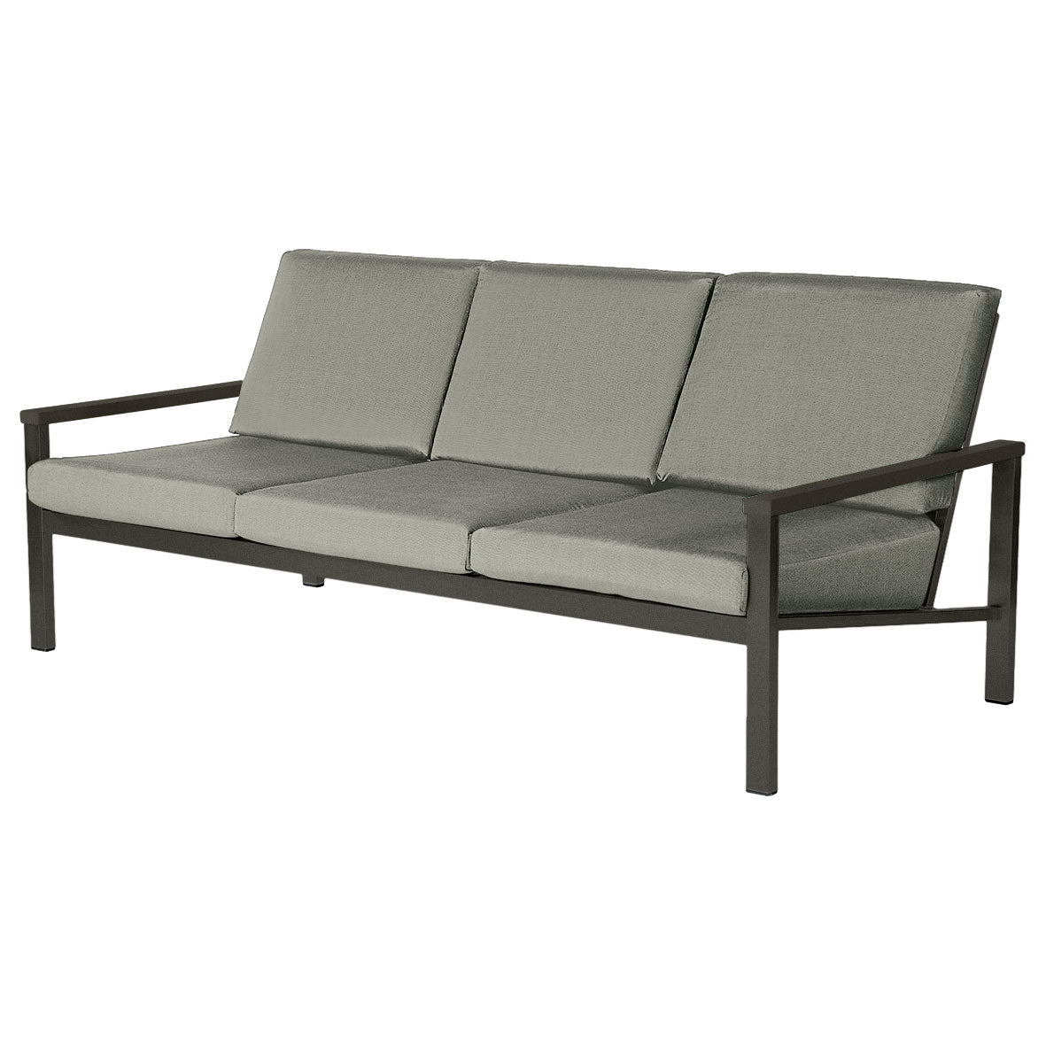 Barlow Tyrie Equinox Stainless Steel Deep Seating Three-Seater Settee