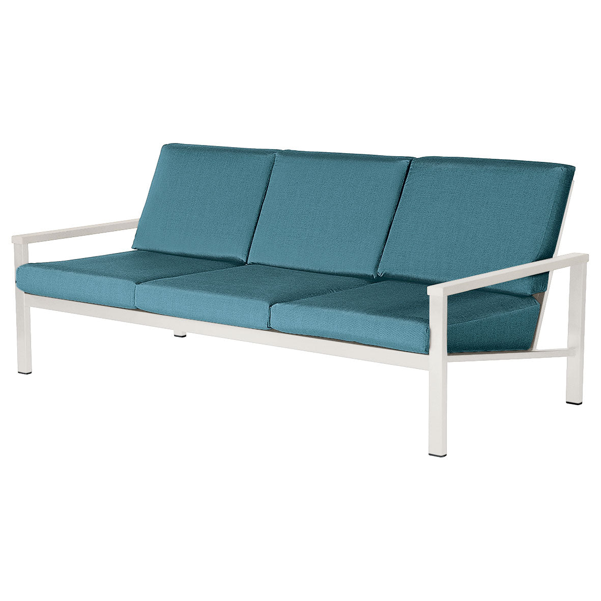 Barlow Tyrie Equinox Stainless Steel Deep Seating Three-Seater Settee