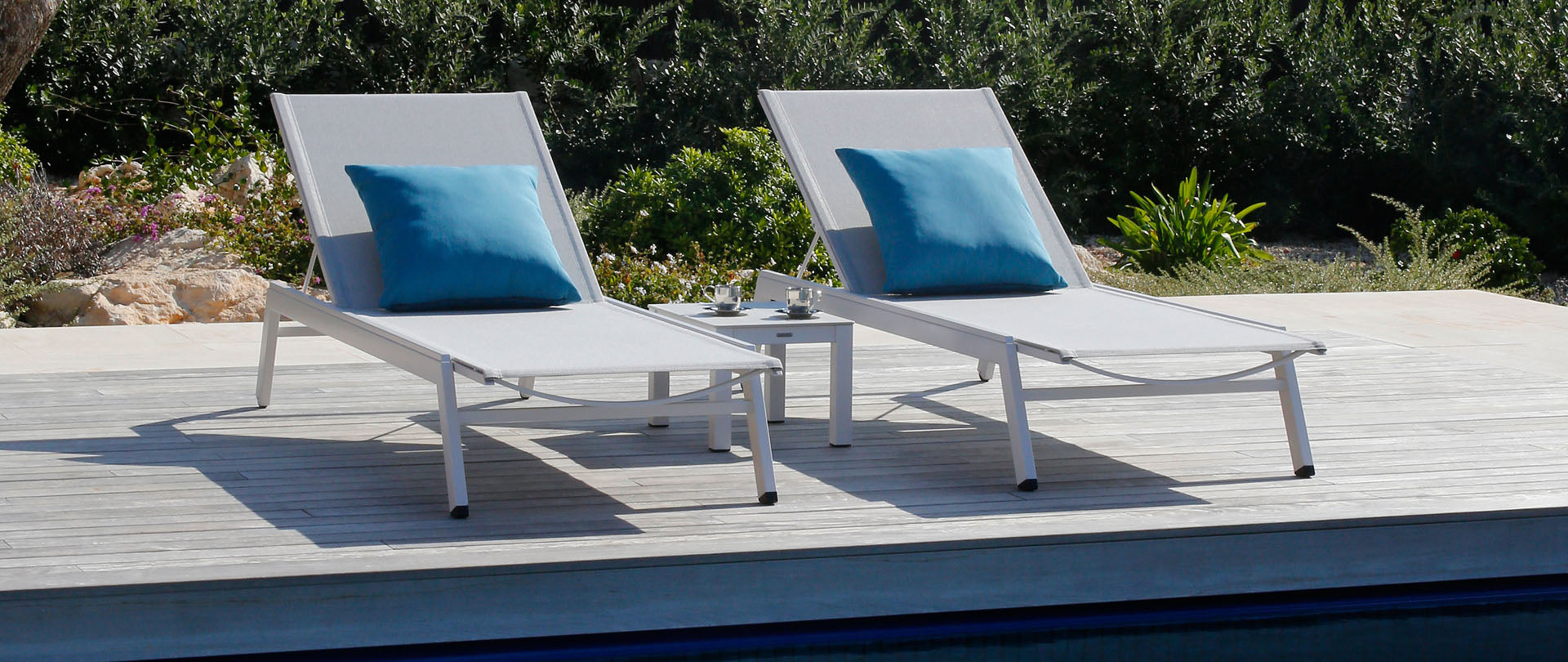 Barlow Tyrie Stainless Steel Equinox Loungers