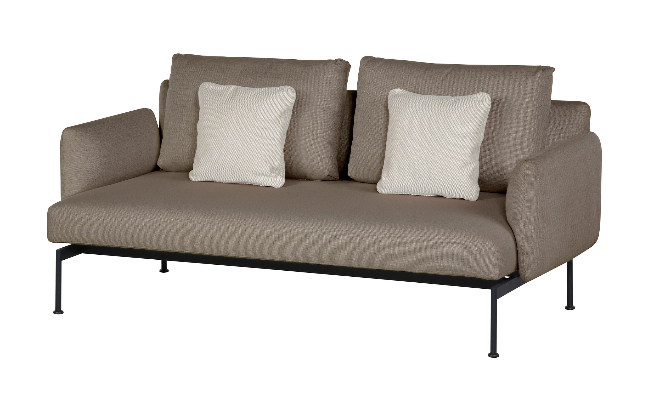 Barlow Tyrie Layout Stainless Steel Deep Seating Double Seat