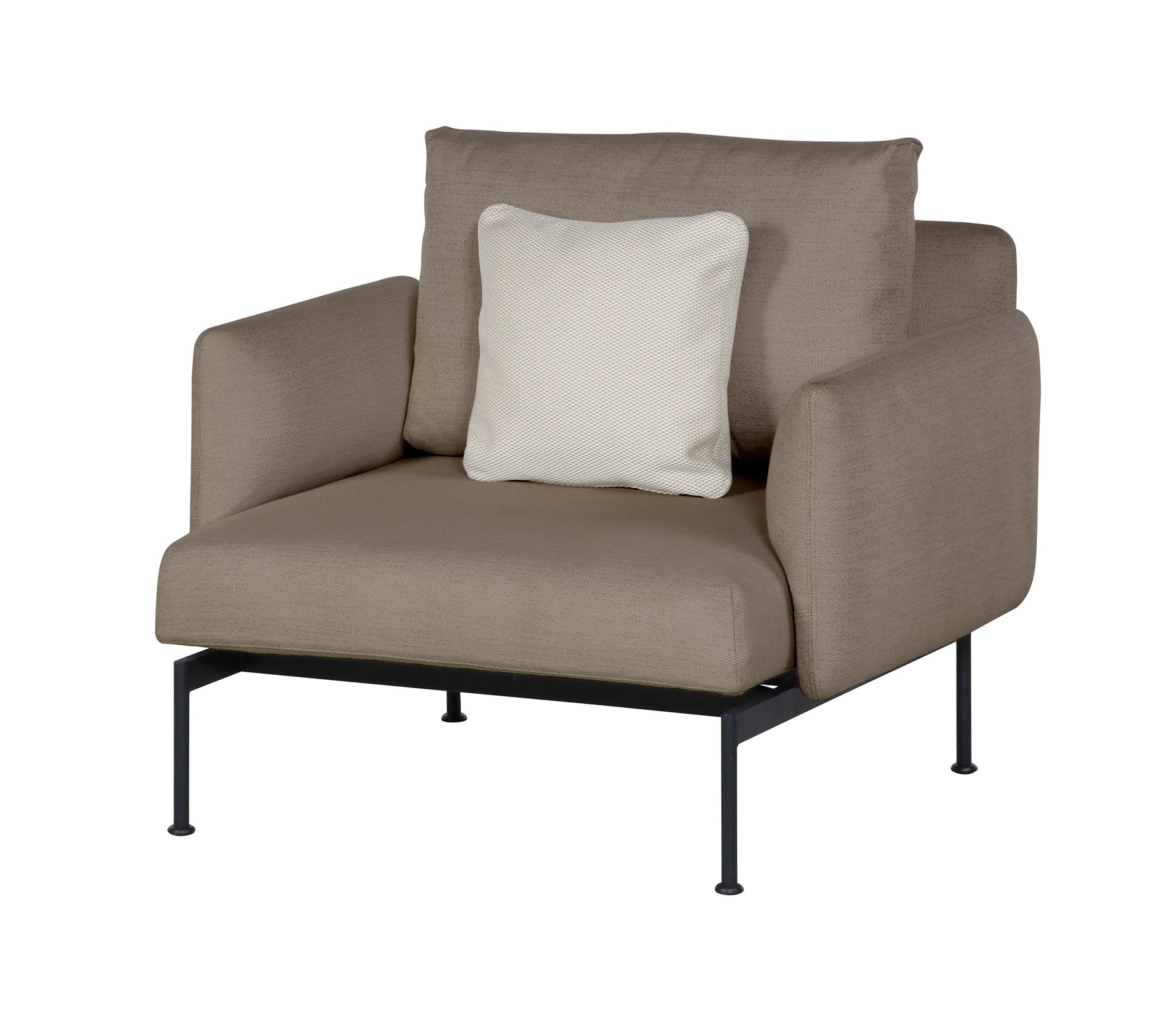 Barlow Tyrie Layout Stainless Steel Deep Seating Single Seat