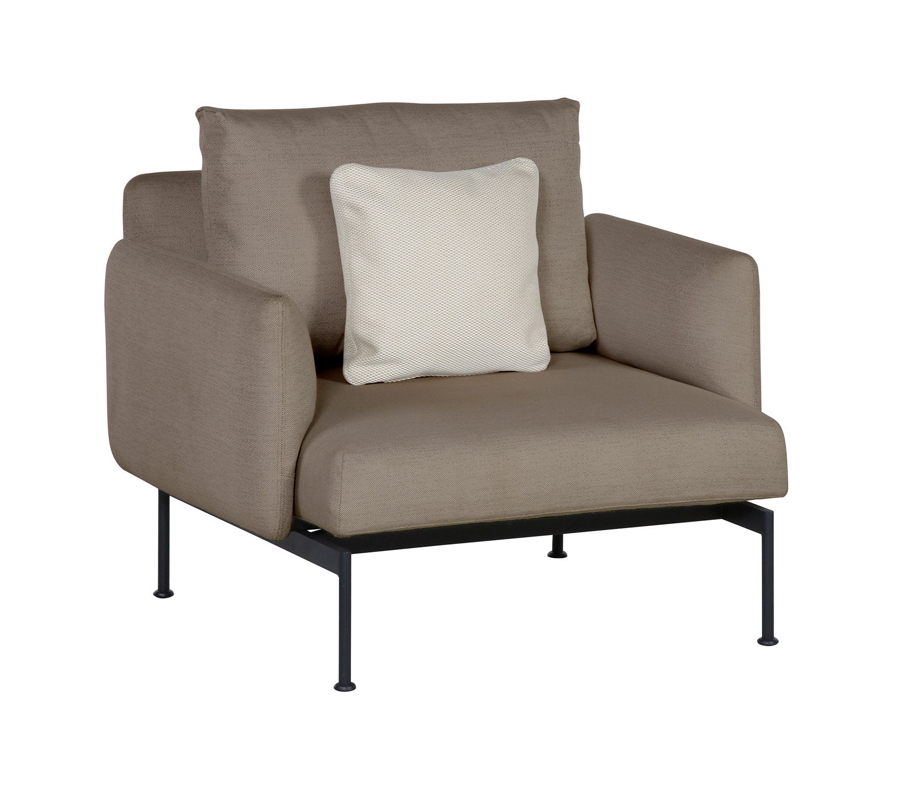 Barlow Tyrie Layout Stainless Steel Deep Seating Single Seat