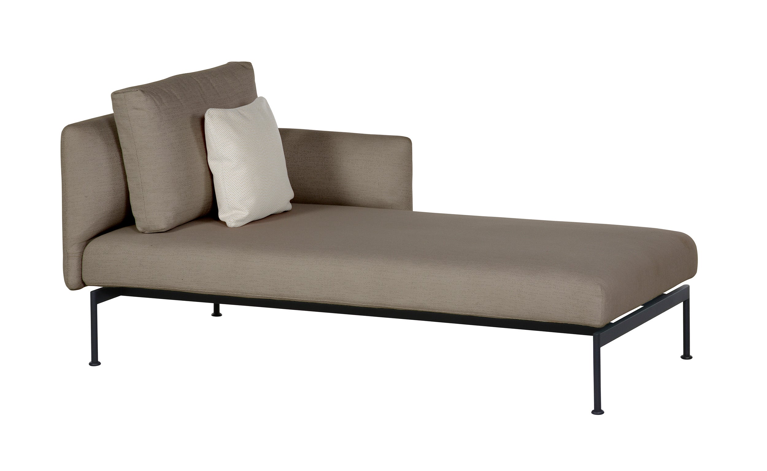 Barlow Tyrie Layout Stainless Steel Deep Seating Single Chaise