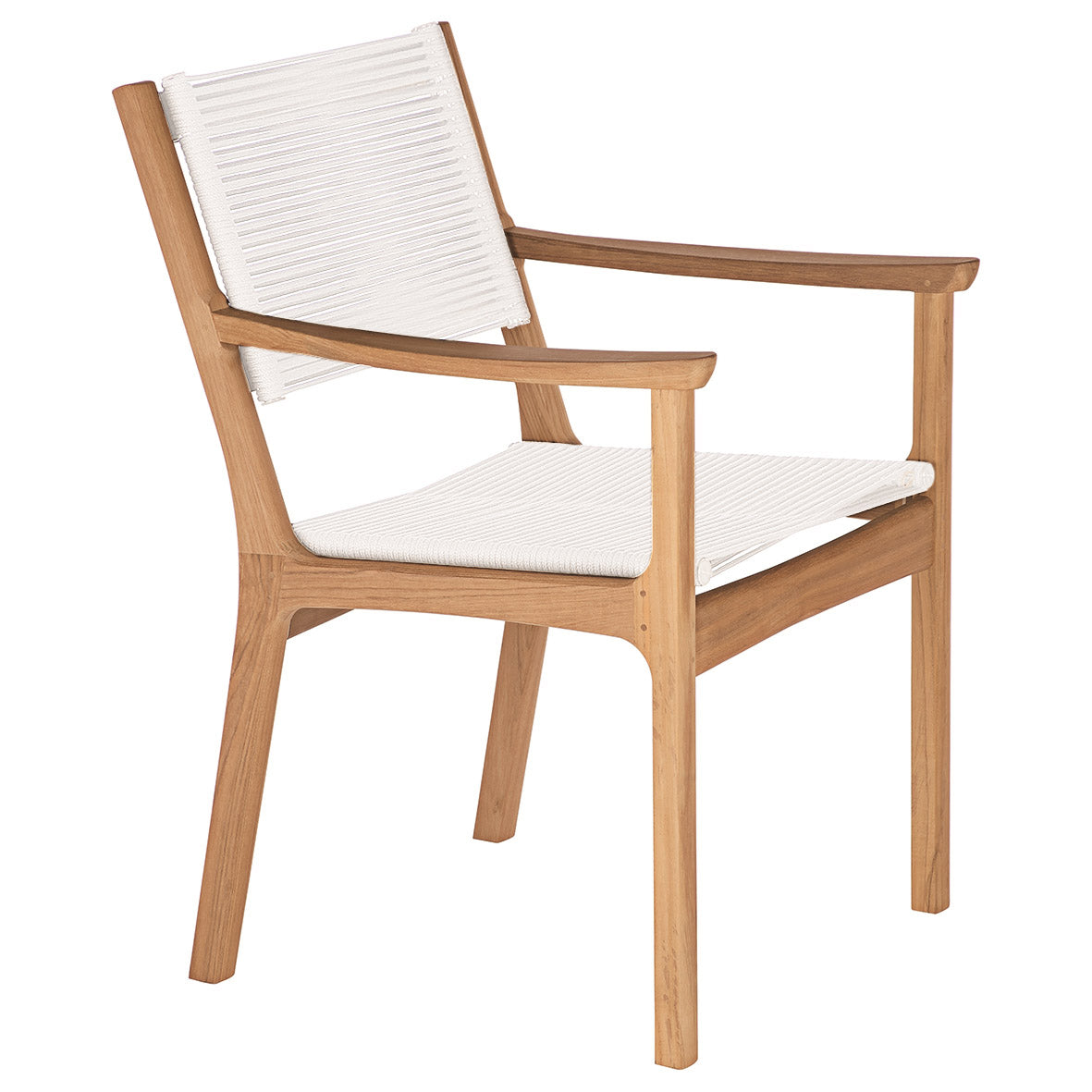 Barlow Tyrie Monterey Teak and Cord Dining Armchair