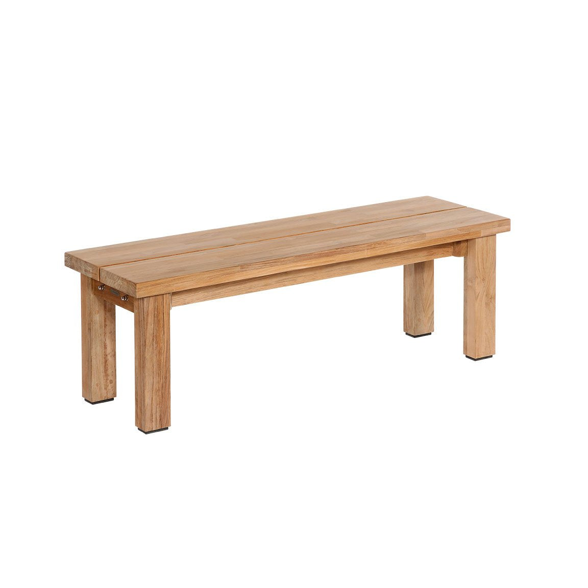 Barlow Tyrie Titan Teak 51" Rustic Backless Bench