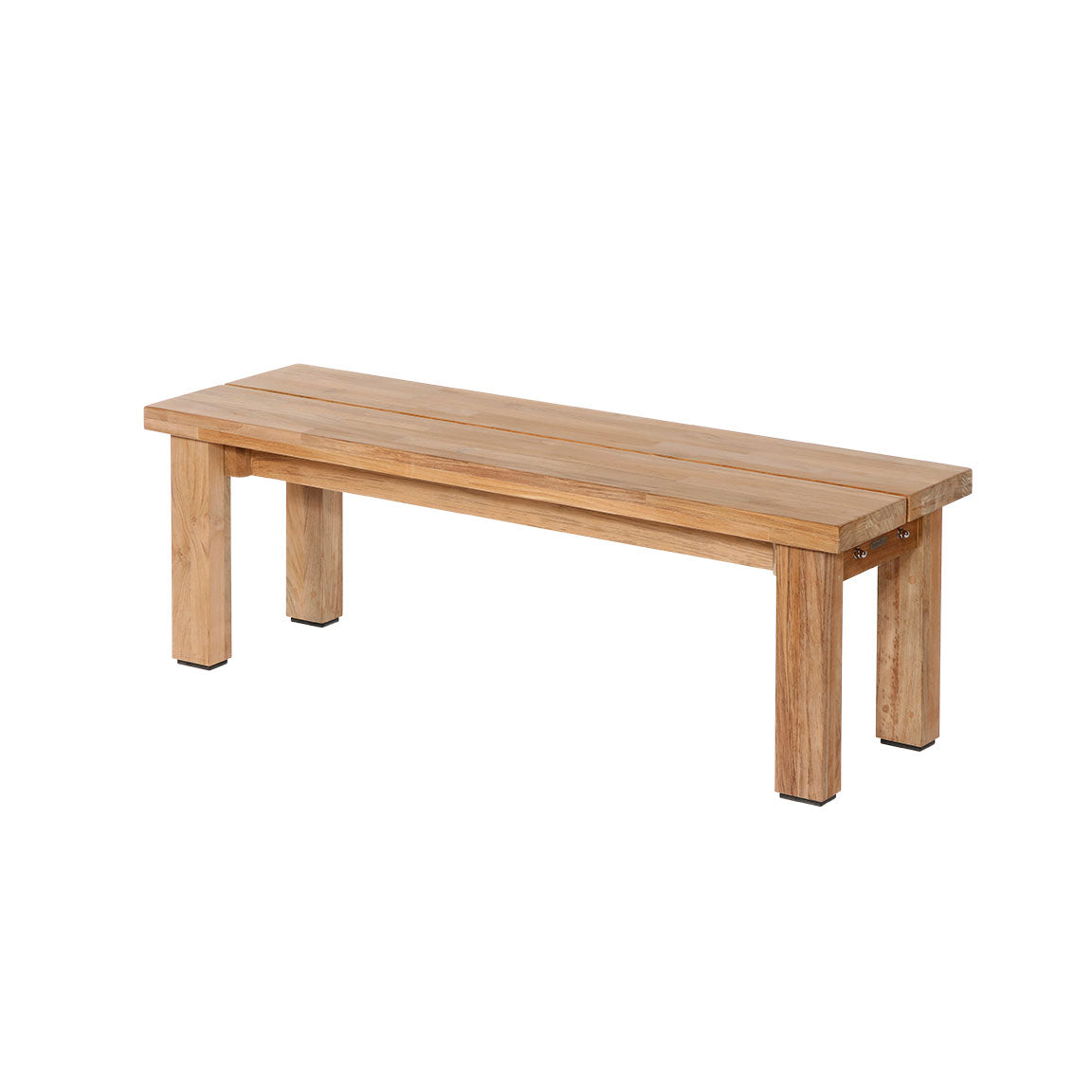 Barlow Tyrie Titan Teak 51" Rustic Backless Bench