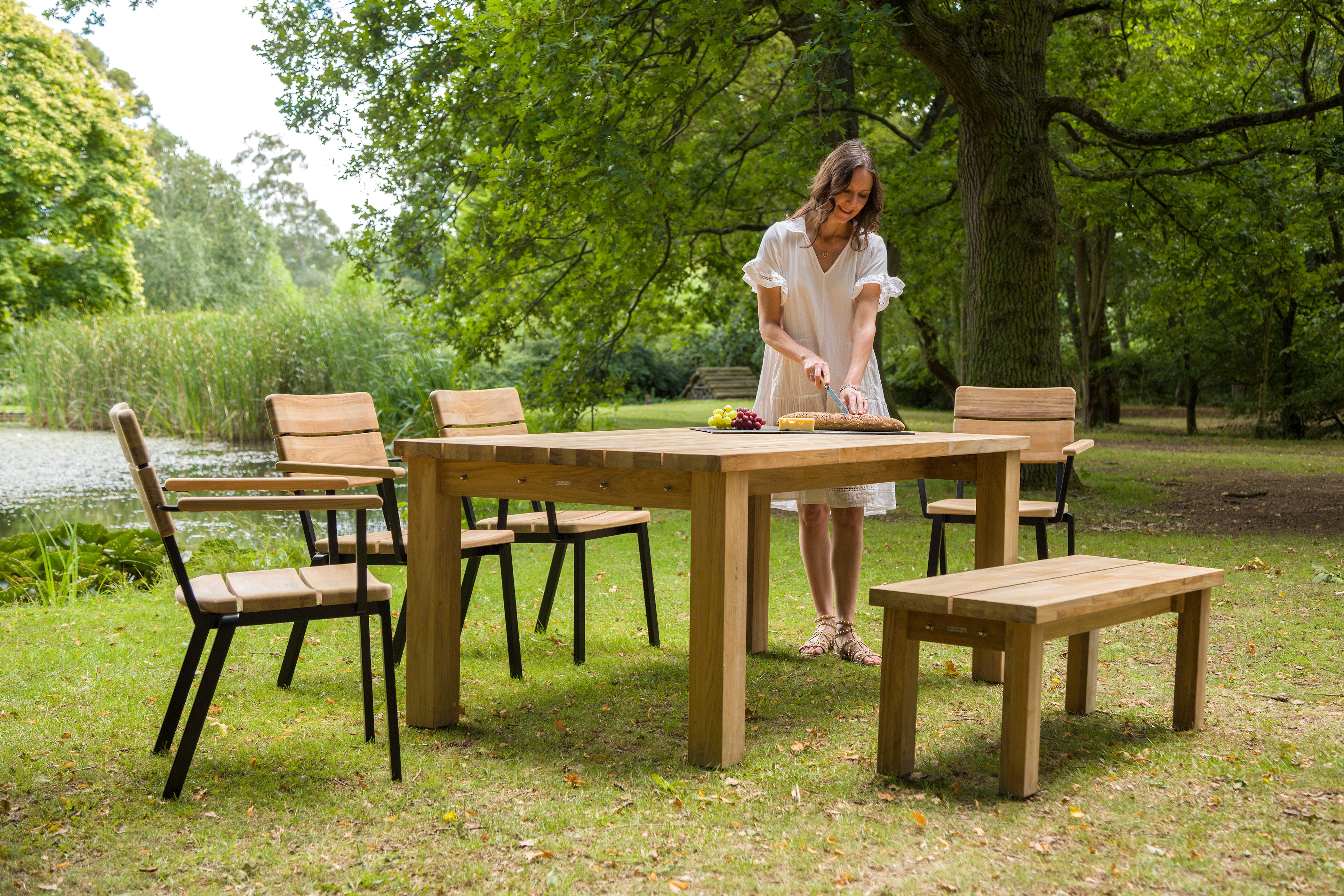 Barlow Tyrie Titan Teak Dining Set