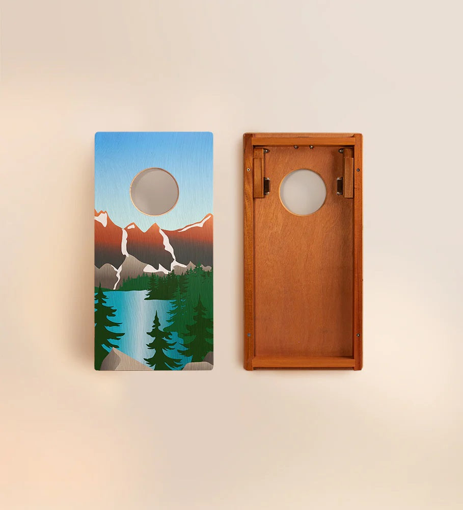 Elakai Rocky Mountain 1'x2' Cornhole Board Set