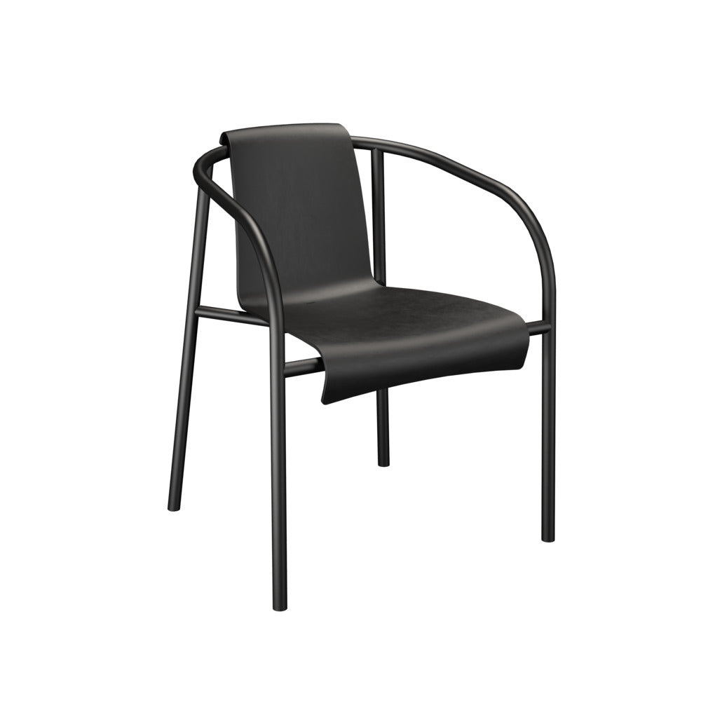 Nami Dining Armchair in Black