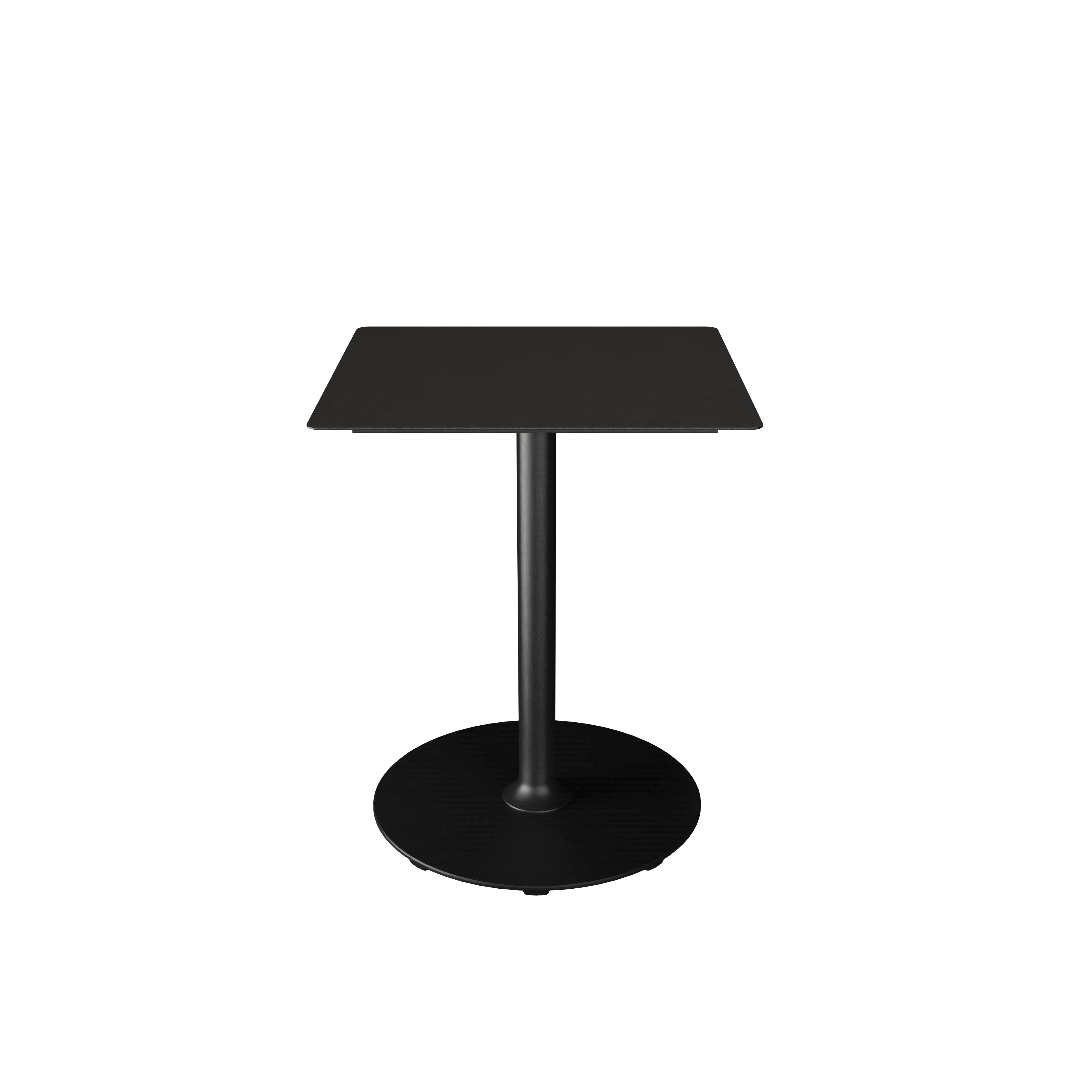 Pico 23.6" Square Cafe Table in black