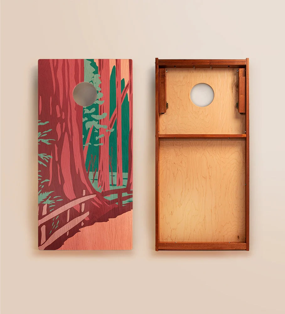 Elakai Redwoods 2'x4' Cornhole Boards - Set of 2