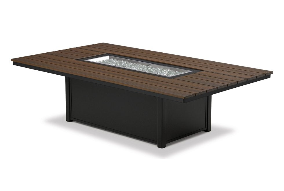 48" x 84" Rectangular Rustic Top Fire Table (TLS-6F40-)