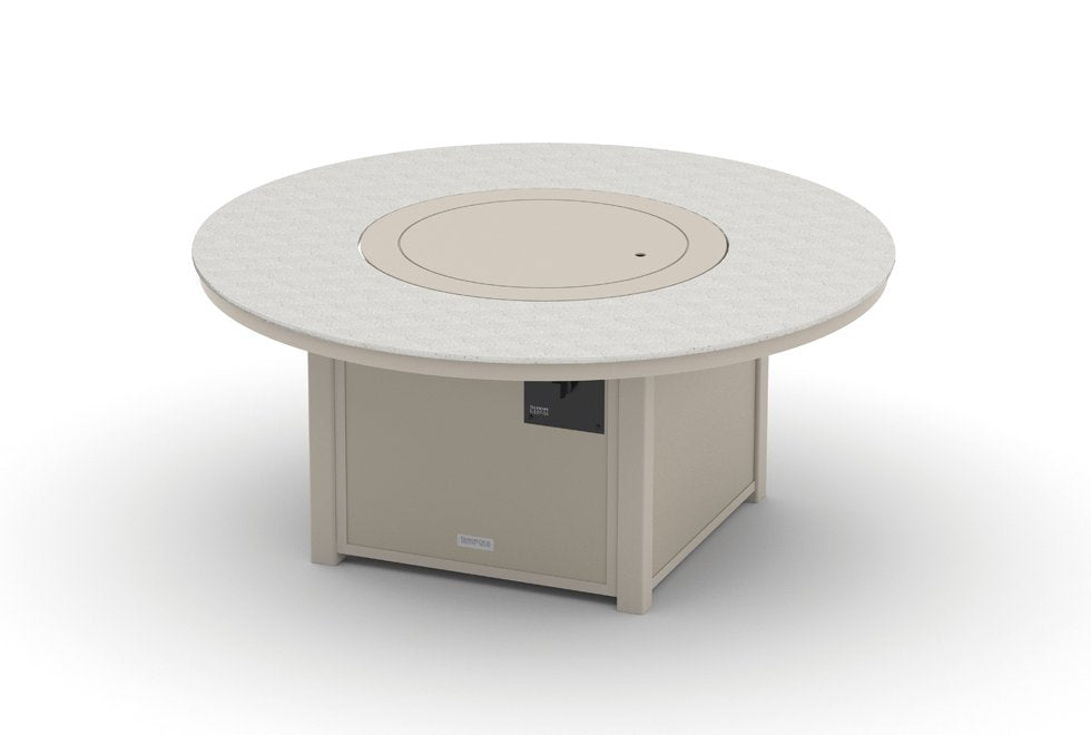 54" Round Origins Top Fire Table with Nordic (A33) top