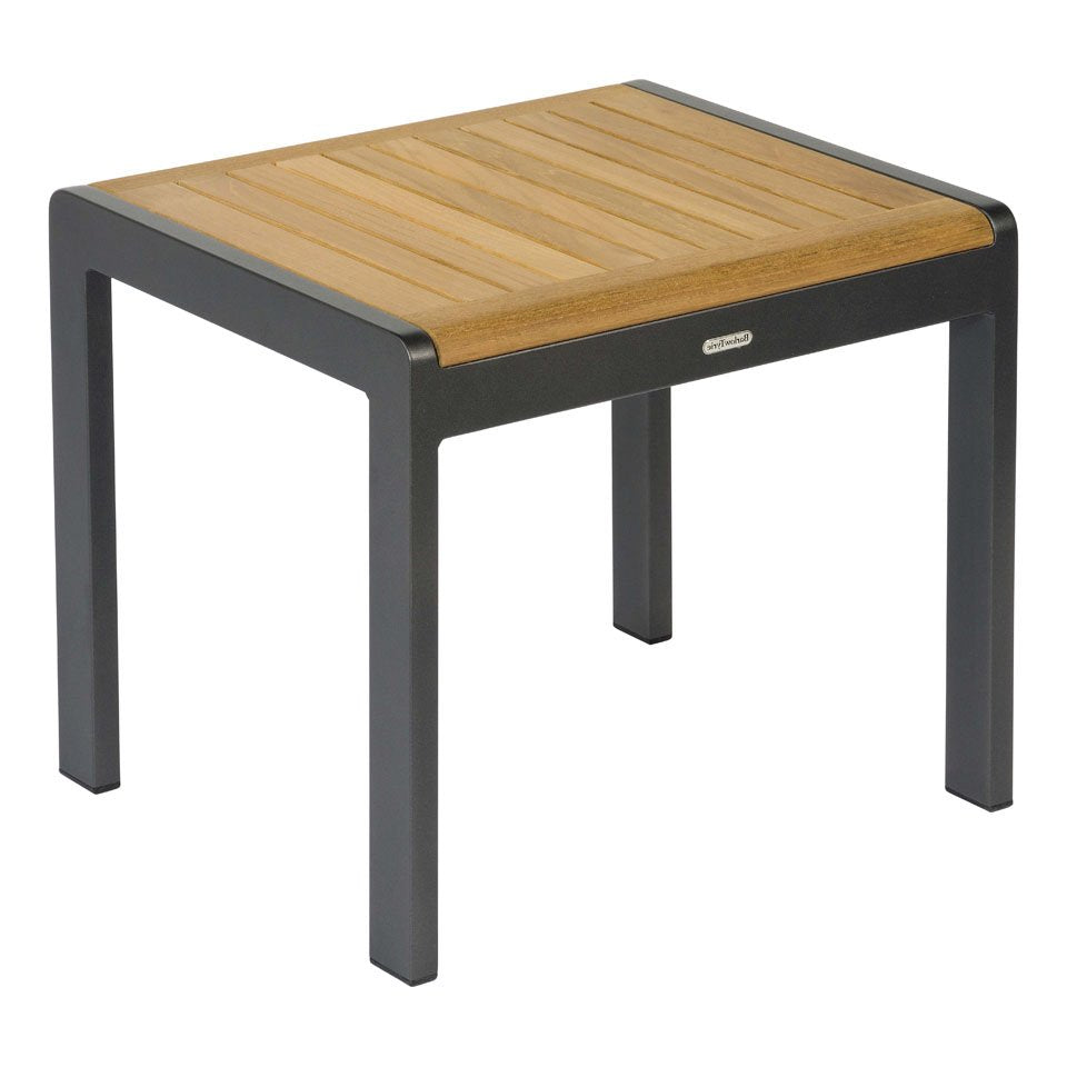 Barlow Tyrie Aura Teak and Aluminum Low Occasional Table 50