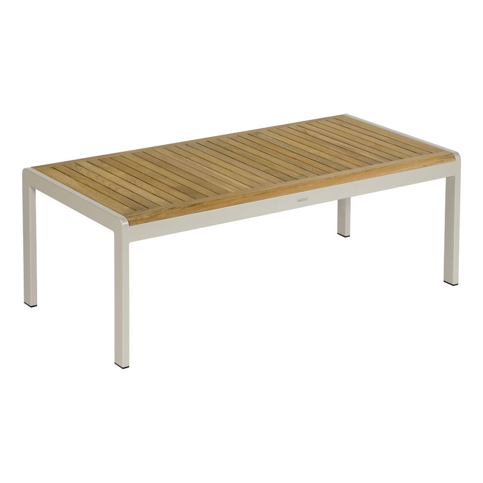 Barlow Tyrie Aura Teak and Aluminum Occasional Table 120