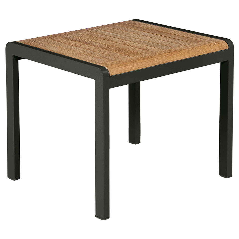 Barlow Tyrie Aura Teak and Aluminum Side Table