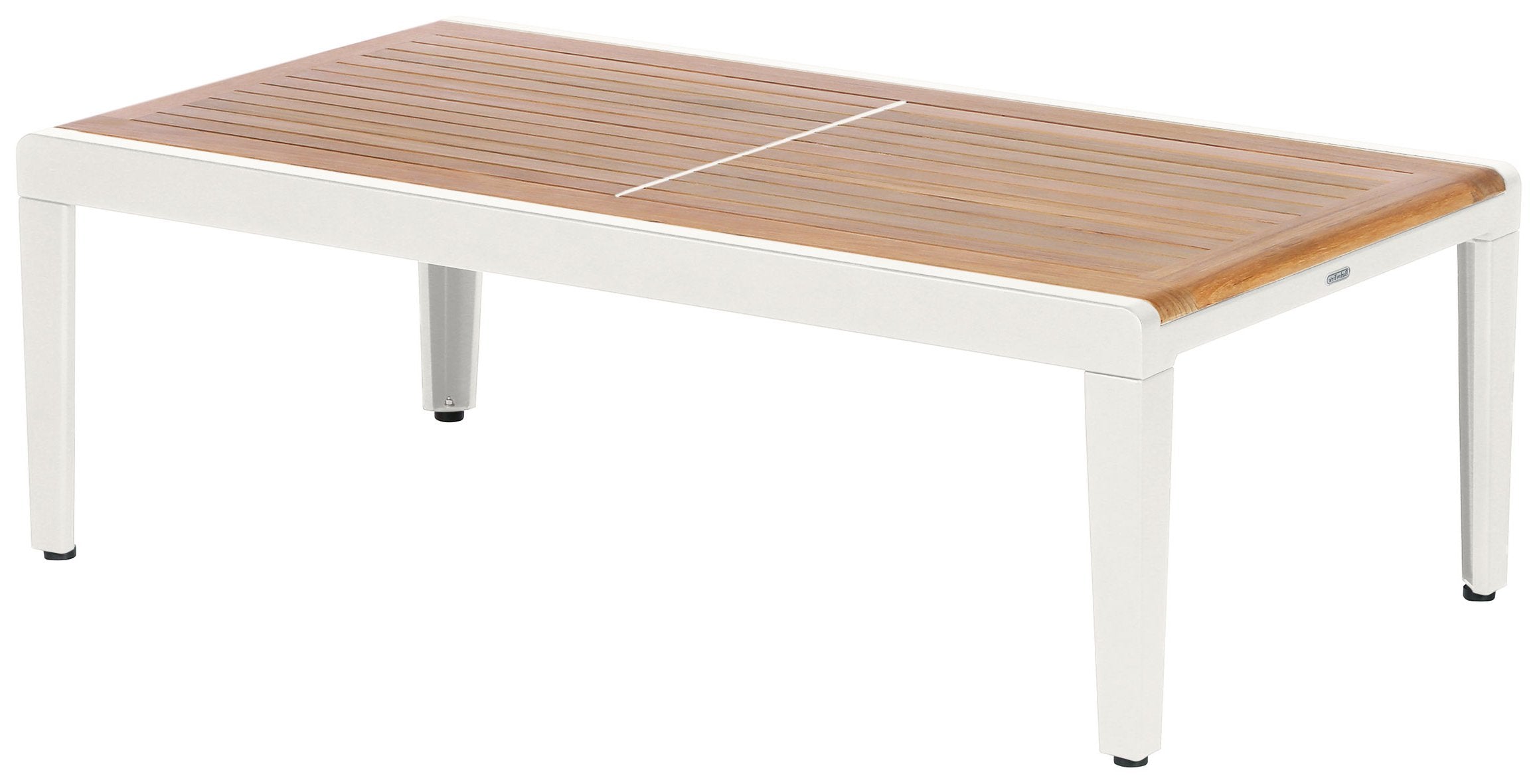 Barlow Tyrie Aura Teak and Aluminum Low Coffee Table 120