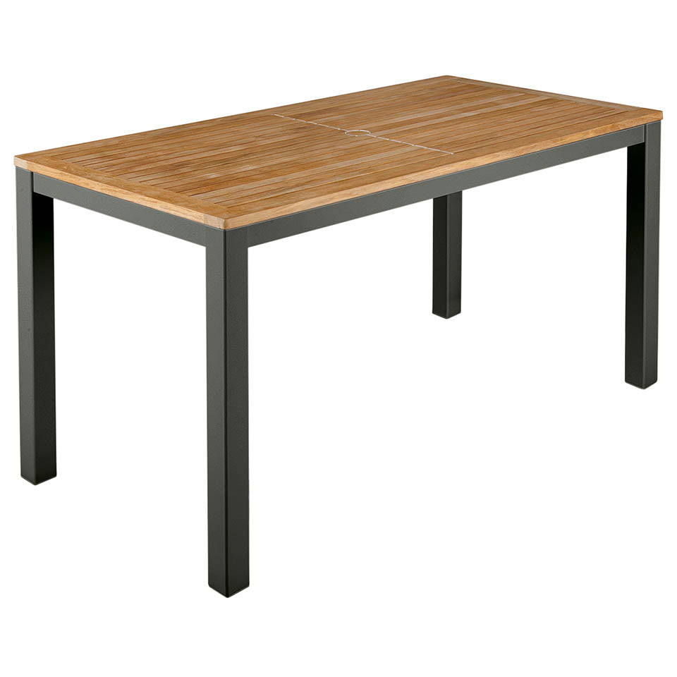 Barlow Tyrie Aura Teak and Aluminum Narrow Table 140 