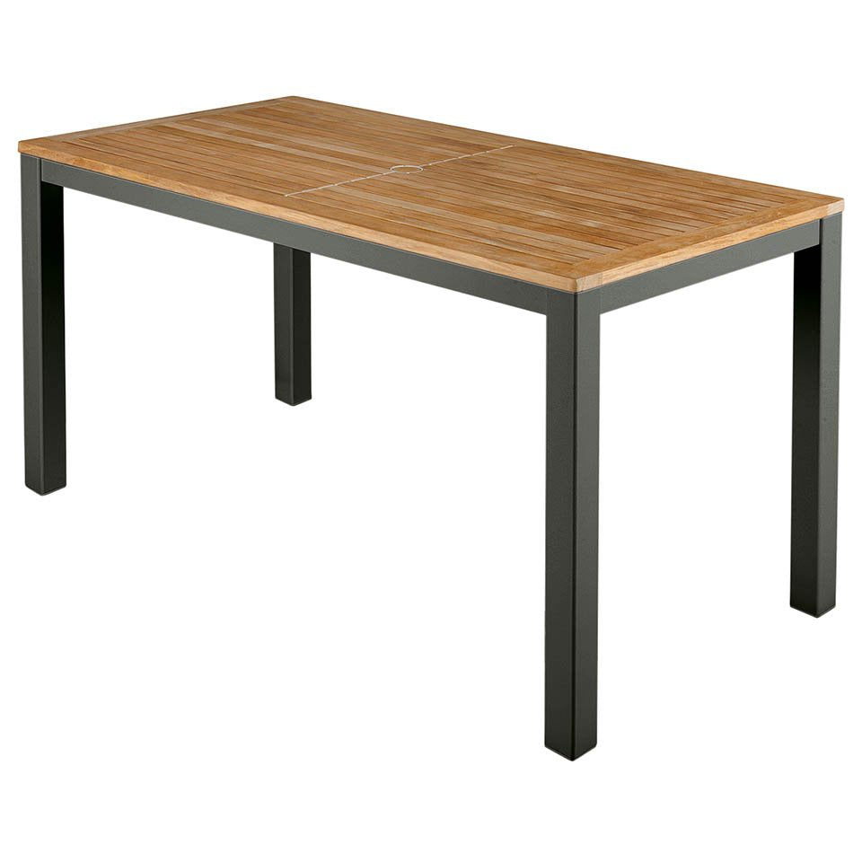 Barlow Tyrie Aura Teak and Aluminum Narrow Table 140