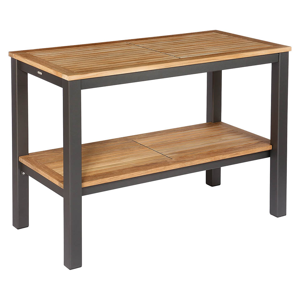 Barlow Tyrie Aura Teak and Aluminum Serving Table