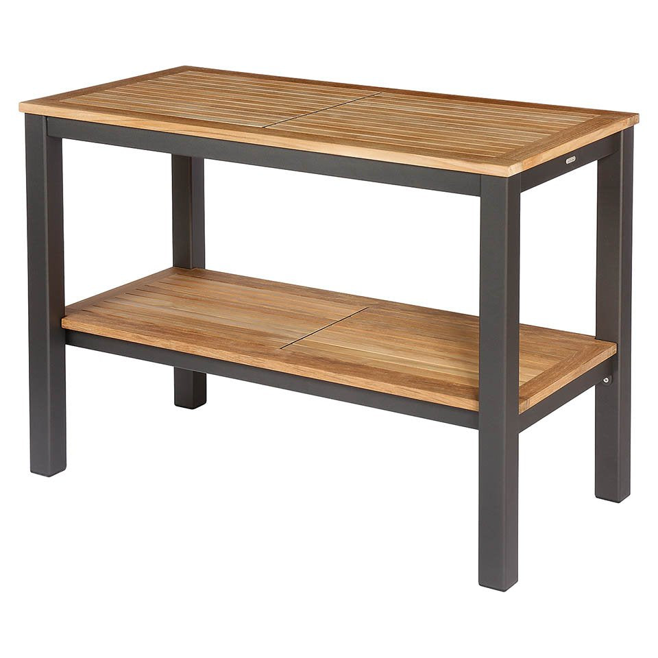 Barlow Tyrie Aura Teak and Aluminum Serving Table