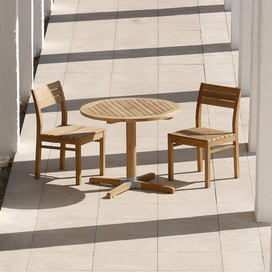 Barlow Tyrie Bermuda Teak 3pc Dining Ensemble