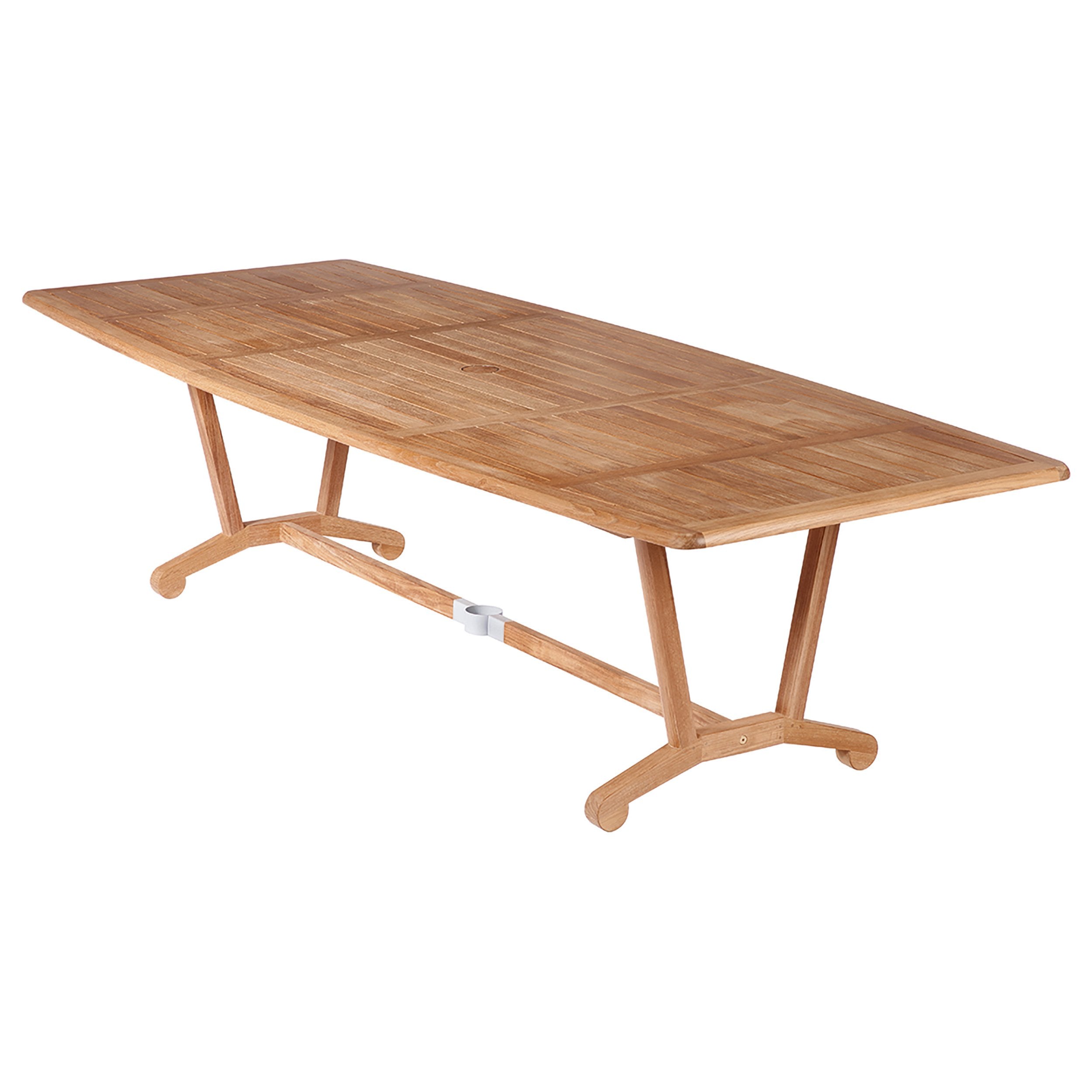 Barlow Tyrie Chesapeake Teak 110" Rectangular Dining Table