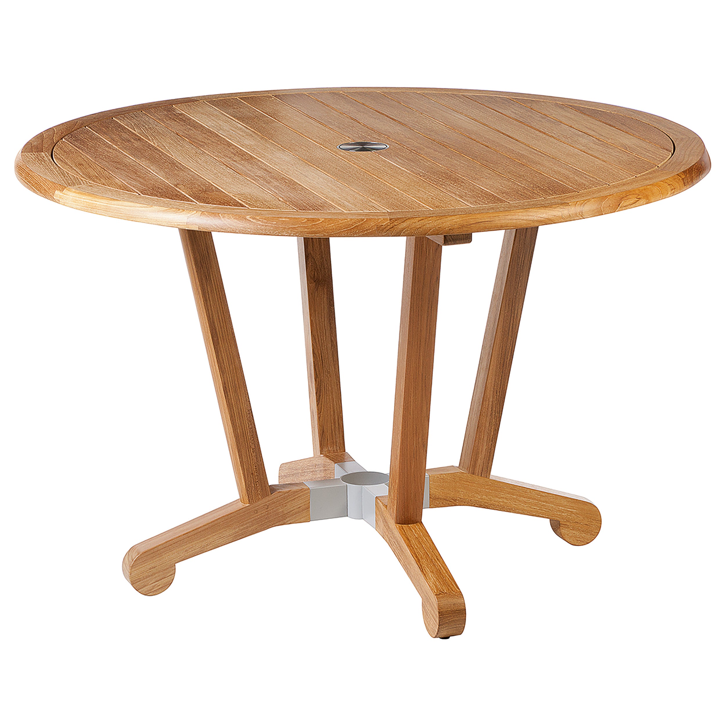 Barlow Tyrie Chesapeake Teak Round Dining Table