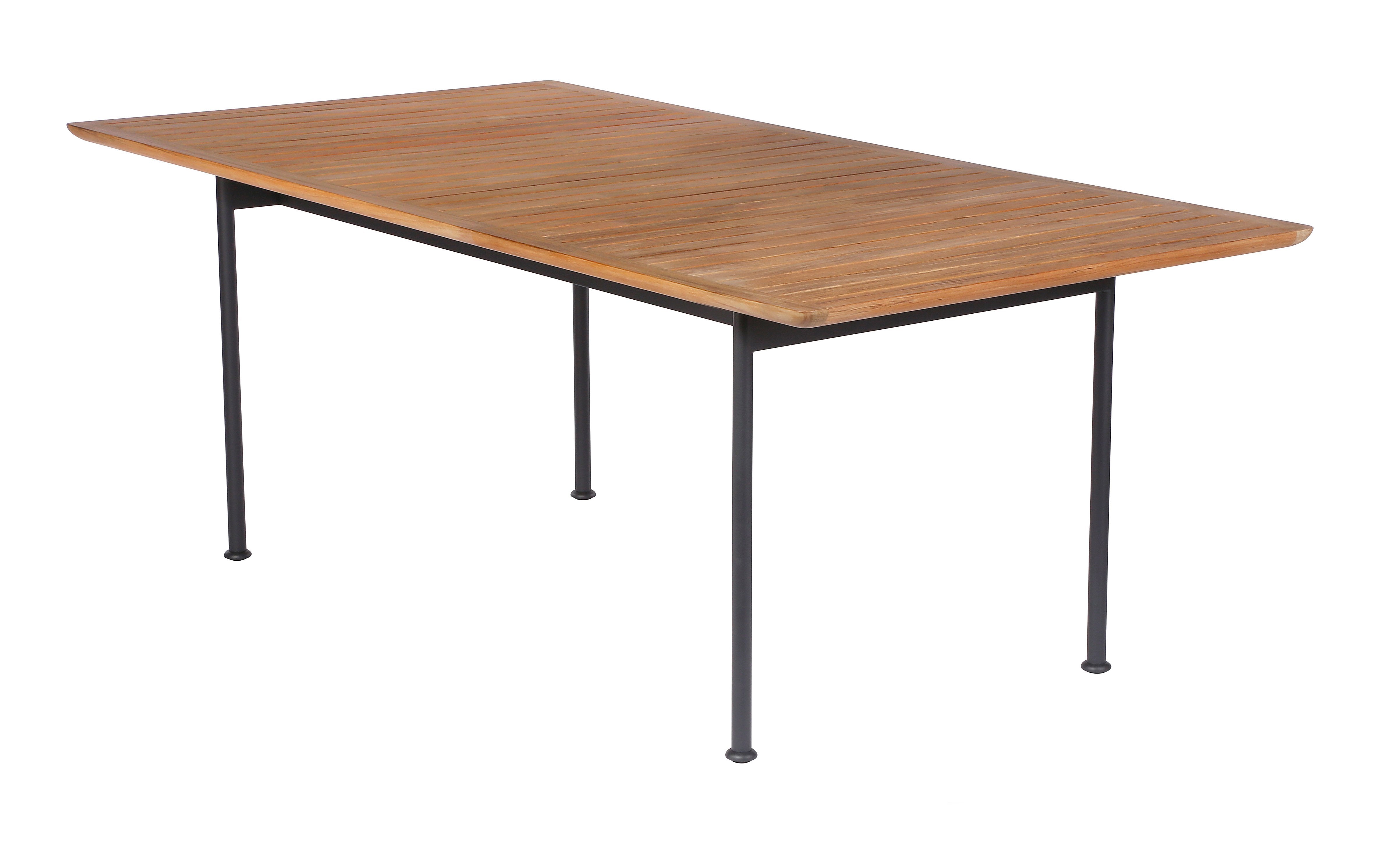 Barlow Tyrie Layout Teak and Stainless Steel Dining Table 200