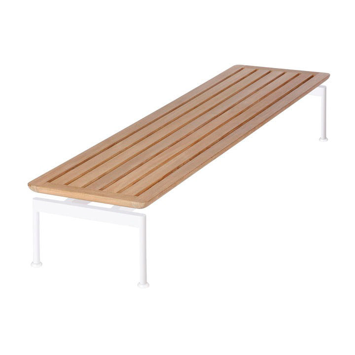 Barlow Tyrie Layout Teak and Stainless Steel Narrow Low Table 160