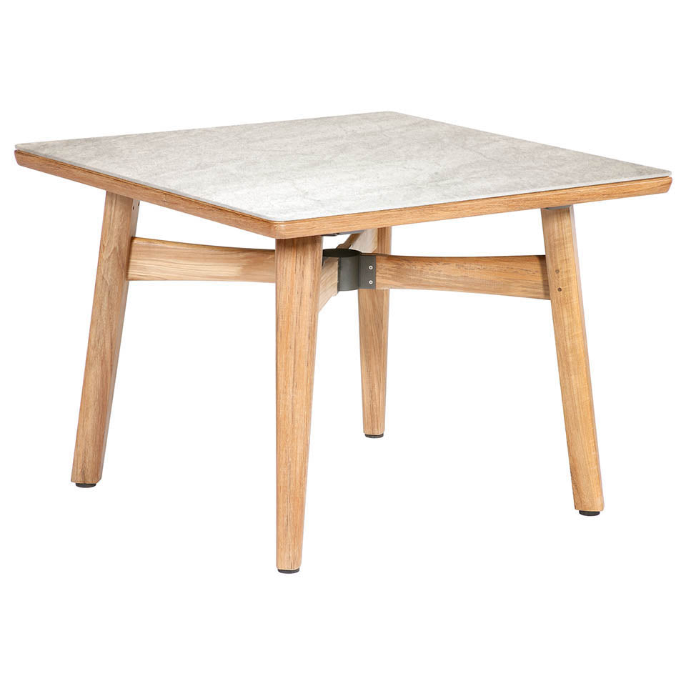 Barlow Tyrie Monterey Teak and Ceramic Square Dining Table