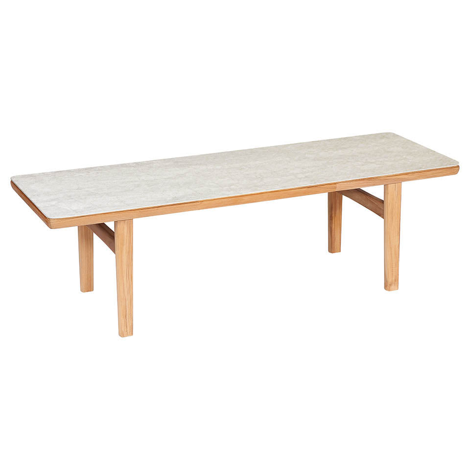 Barlow Tyrie Monterey Teak and Ceramic Coffee Table