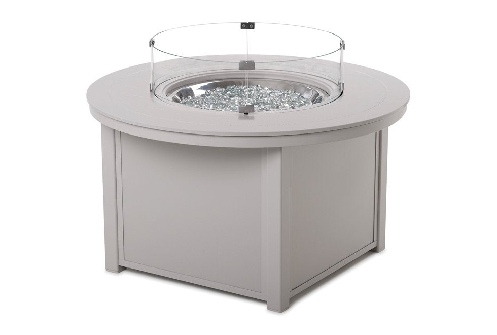 42" Round MGP Top Fire Table (TLS-3F40) with glass surround