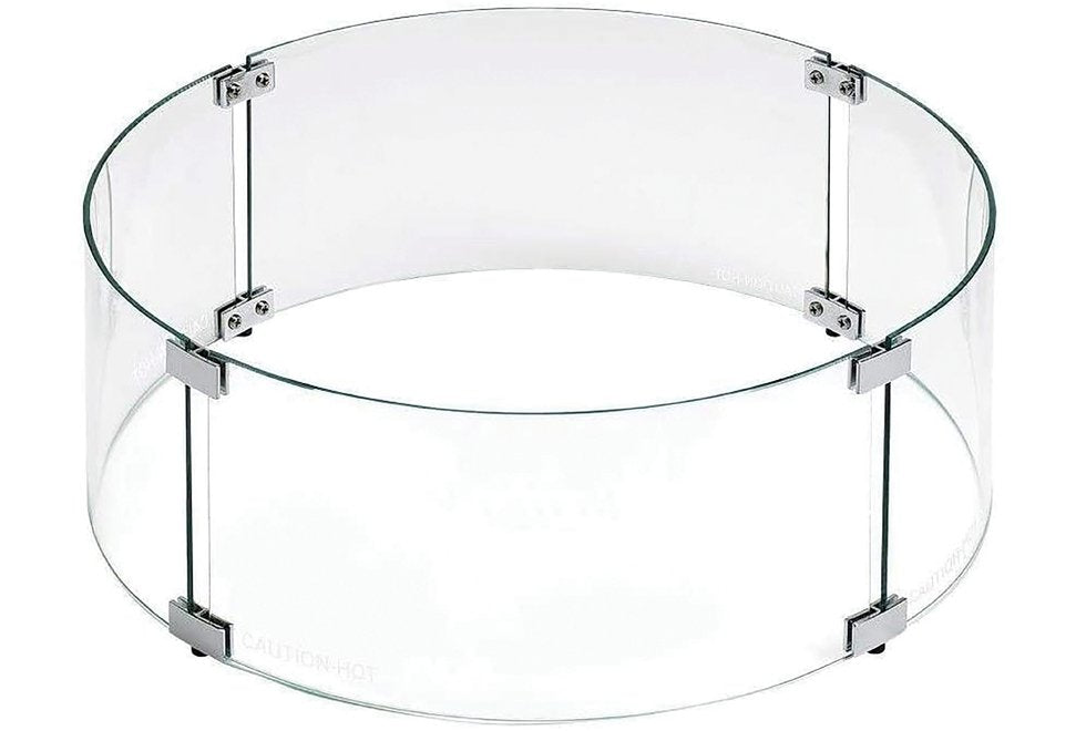  25" Tempered Glass Surround for Round Fire Tables