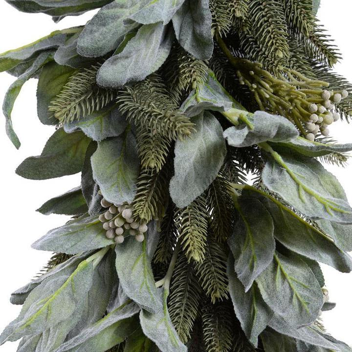 6' Lambs Ear Fir Garland