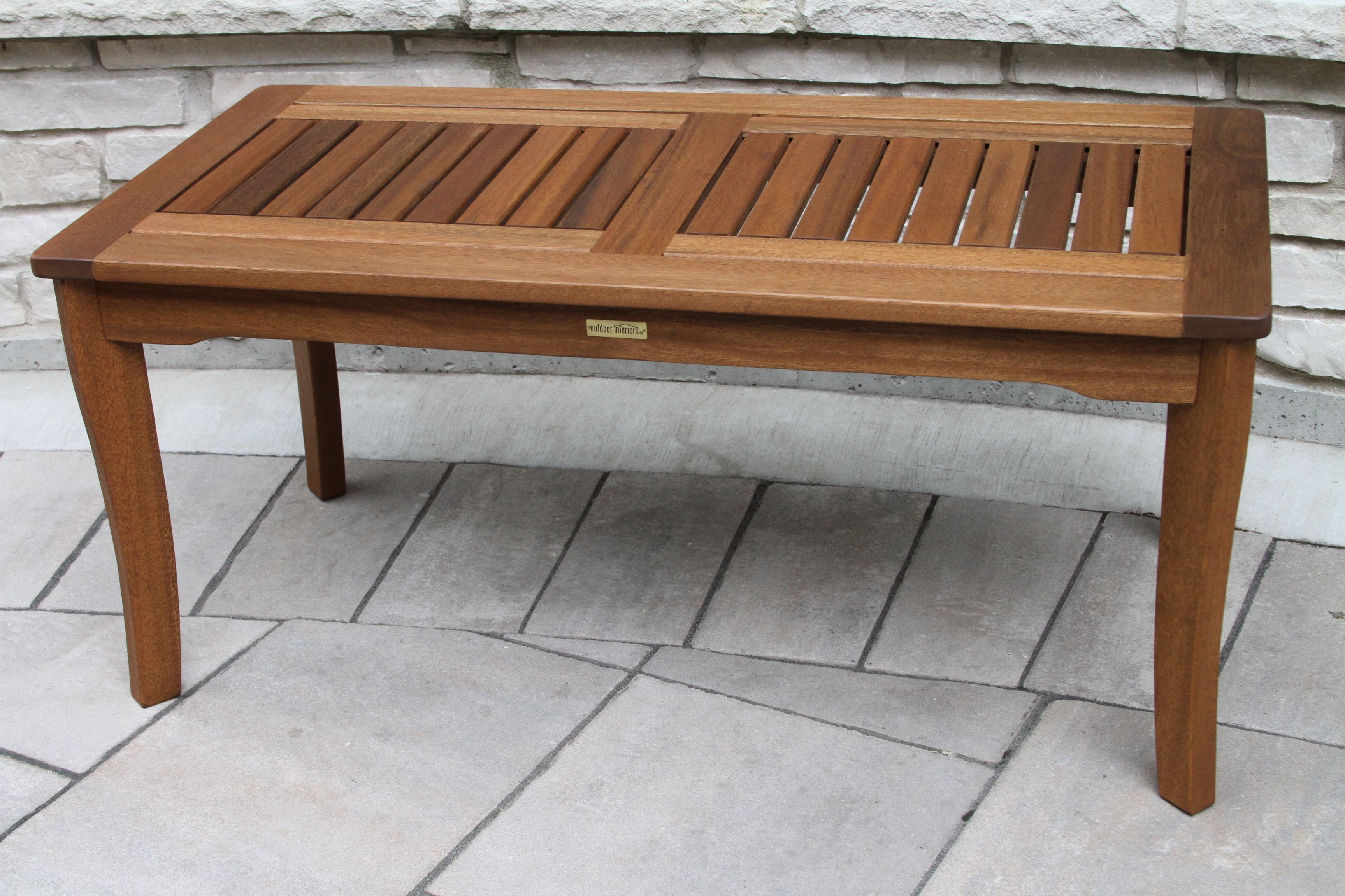 Outdoor Interiors Eucalyptus Coffee Table