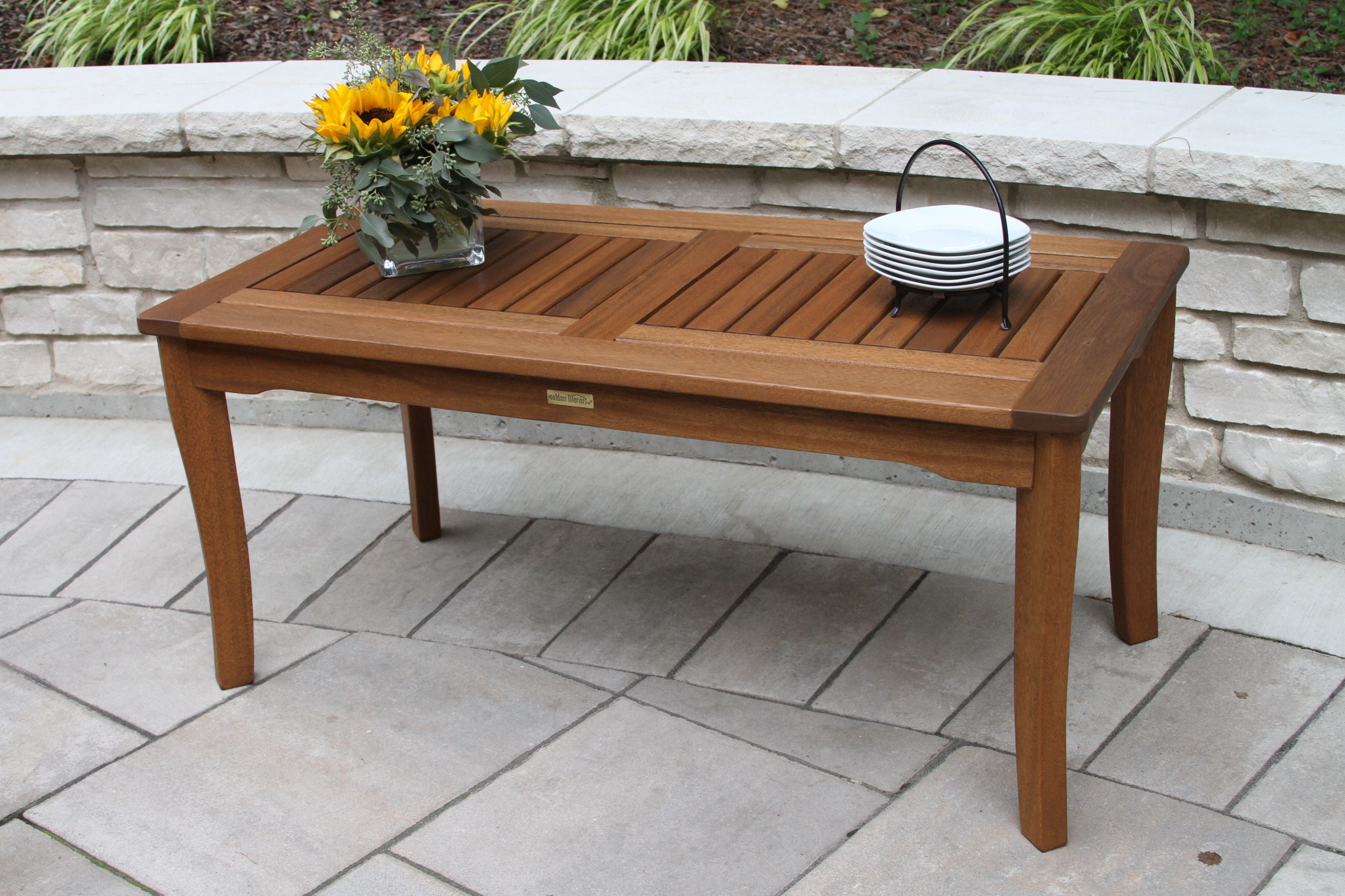 Outdoor Interiors Eucalyptus Coffee Table